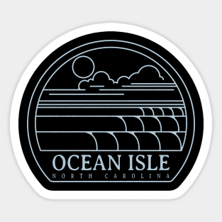 Ocean Isle, NC Summertime Vacationing Sticker